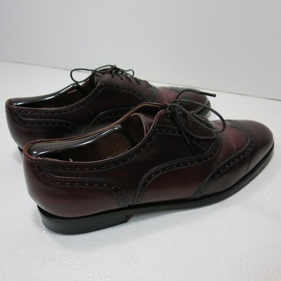 Cole Haan Brogue Leather Men's Dress Wingtip Oxfords Formal Footwear USA 10 D - Picture 4 of 7